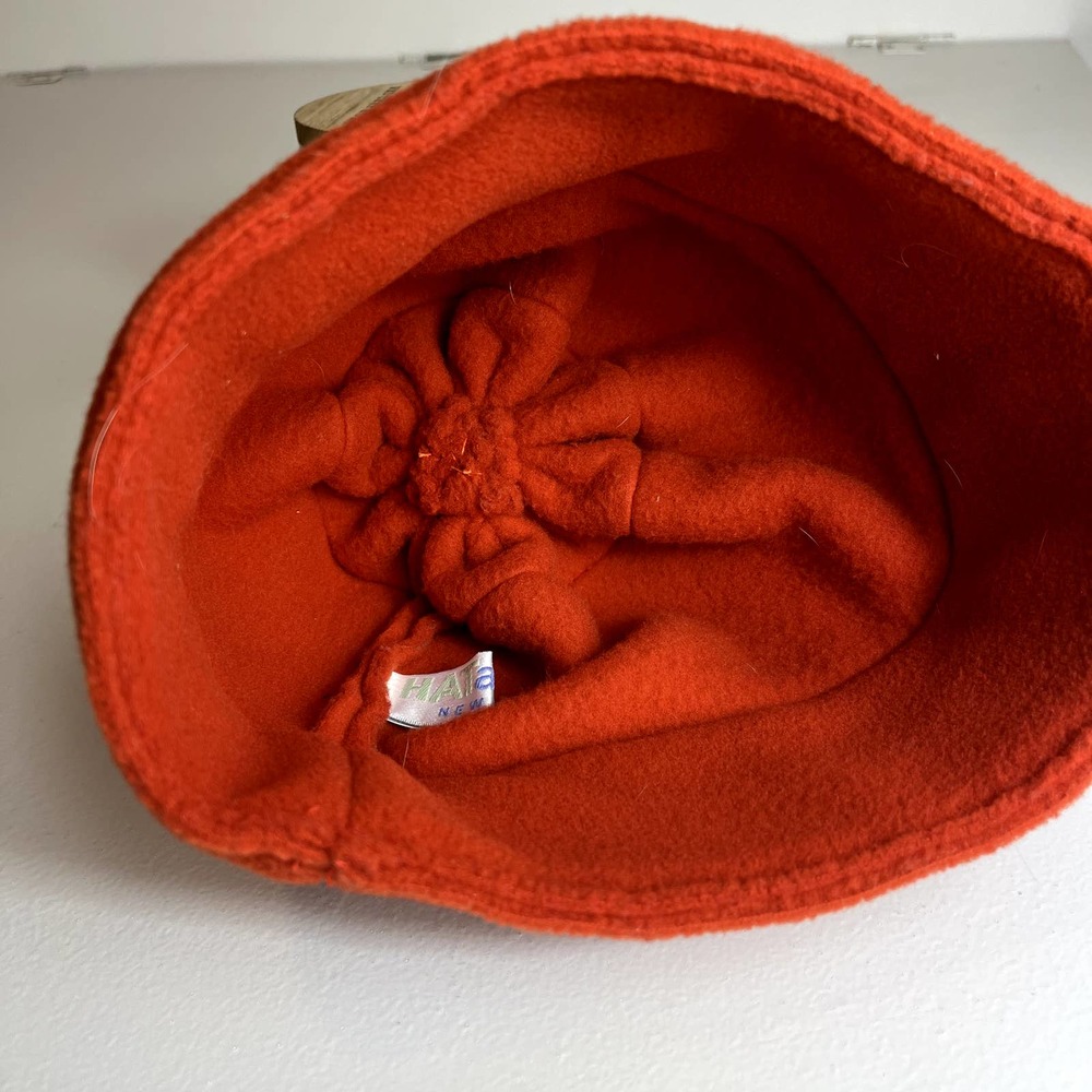 Hat Attack Orange Polyester Beanie - image 3